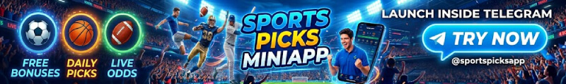 Sports Picks MiniApp - Try Now - Launch Inside Telegram @sportspicksapp