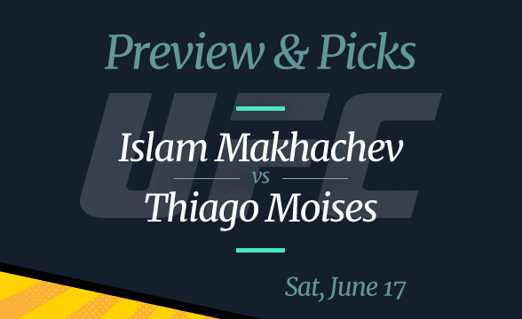 UFC Fight Night: Islam Makhachev vs Thiago Moises Odds, Picks, Where to Watch