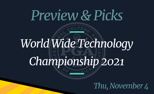 2021 World Wide Technology Championship Odds, Pick, Prediction