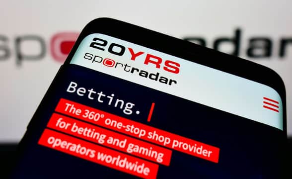 sportradar-data-company-logo-on-a-smartphone