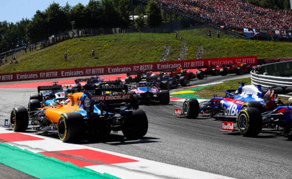 The Austraian Grand Prix raceway in Austria.