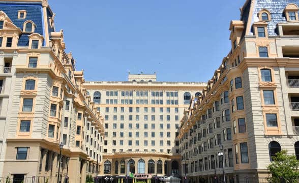 Atlantic City's Bally Hotel and Casino during the day.