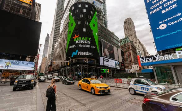 The official DraftKings NASDAQ listing.