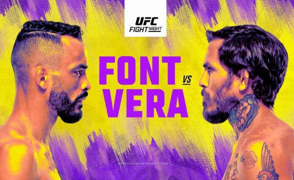 Font vs Vera to fight this weekend.