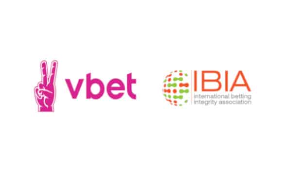 IBIA and VBet's official featured logos on the occasion of their partnership.