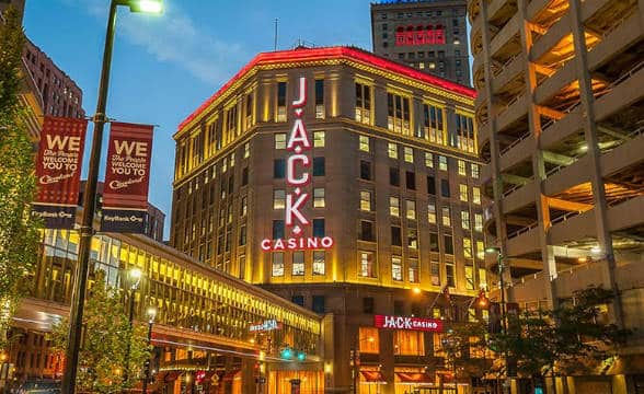 A picture of the Jack Casino in Cleveland, Ohio.