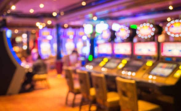 A gaming floor and parlor in a casino in Las Vegas.