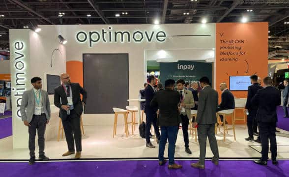 The Optimove ICE stand in London.