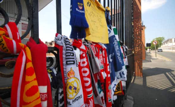 British soccer club scarves.