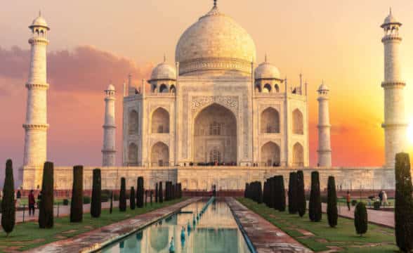 The Taj Majal in India.