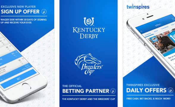 The Twinspires mobile app.