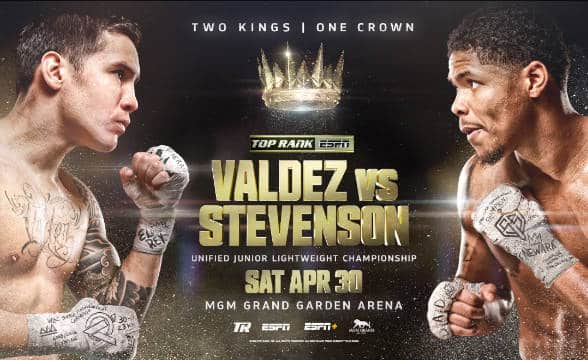 Valdez vs Stevenson boxing fight preview.