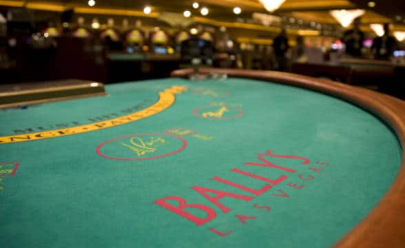 Bally's Corporation casino tables in Las Vegas.