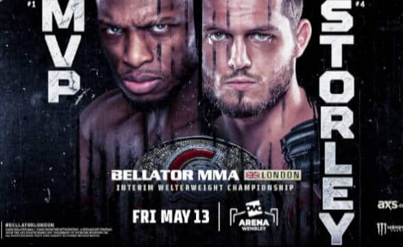 The MVP vs Storley fight as part of the Bellator 281.