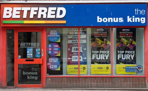 A Betred bookmaker's shop in the UK.