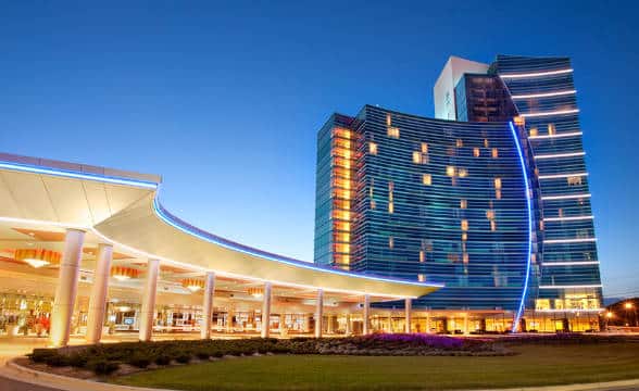 Boyd Gaming's Blue Chip Casino's front entrance.