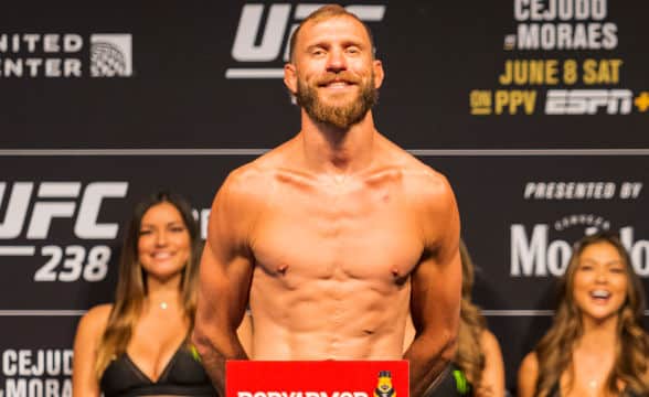 Donald Ceronne at UFC weigh-in.