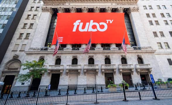 The official listing of FuboTV on the NYSE.