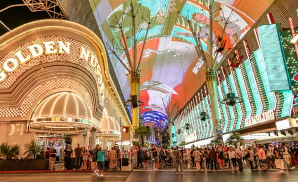 The GoldenNugget Casino property in Las Vegas.