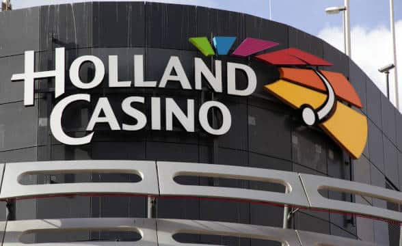 Holland Casino's iconic property and logo.