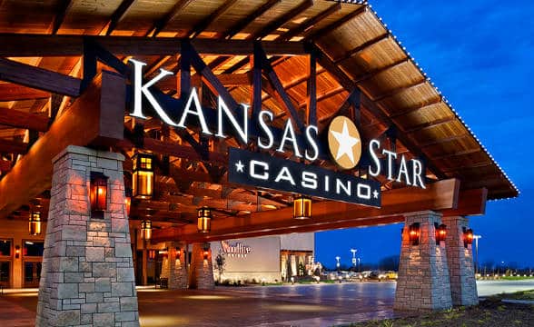 Kansas Star Casino's exterior.