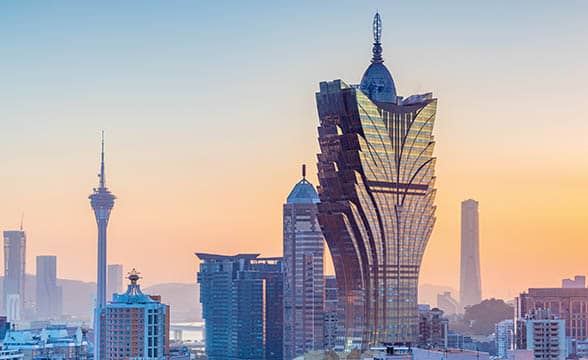 Impressive view of Macau's skyline