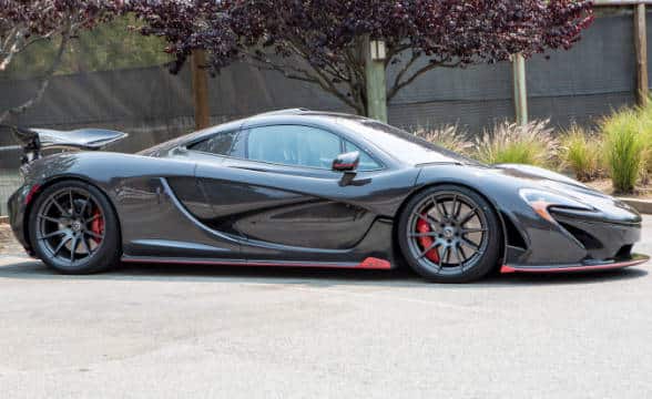 A McLaren sports car in a parking.