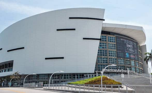 Miami Heat's professional basketball arena.