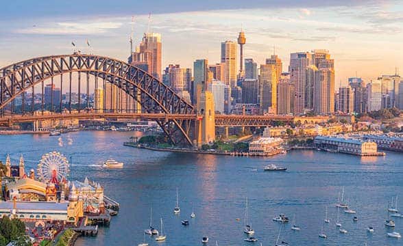 Sydney, the capital of New South Wales, Australia