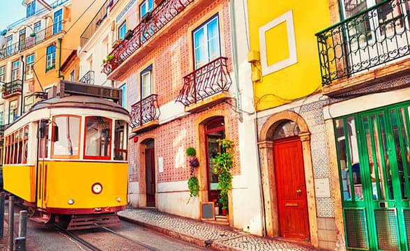 A street in Portugal, Europe