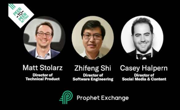 The latest Prophet Exchange hires in May, 2022.