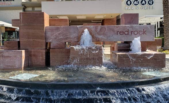 Red Rock Casino in Nevada, the entrance of said casino.