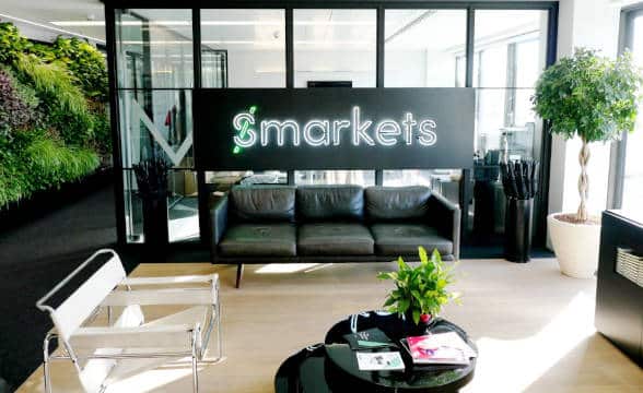 A photo from the Smarkets head quarters.