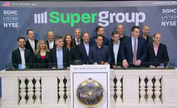 SuperGroup's team on the occasion of the NASDAQ listing.