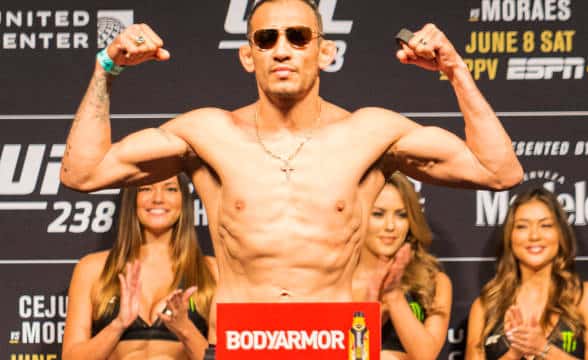 Tony Ferguson at an UFC event weigh-in.