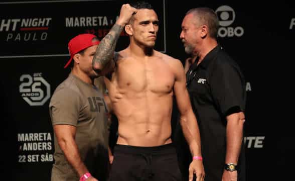 Charles Oliveira at a UFC event.