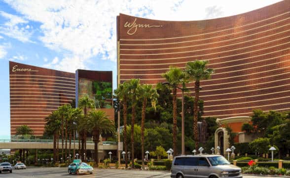 The Wynn Las Vegas Casino and Hotel Resort featuring the Encore building and the Wynn main building.