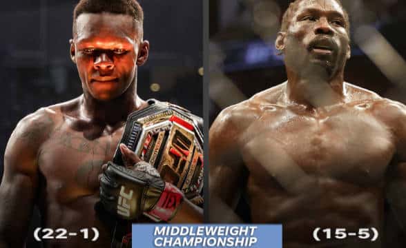 Adesanya and Cannonier in the preview of their upcoming fight in UFC 276.