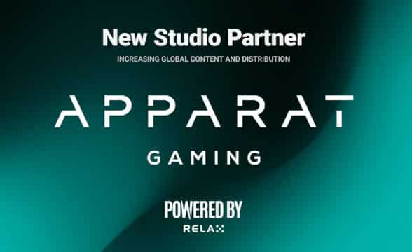 Relax Gaming and Apparat Gaming's official partnership.