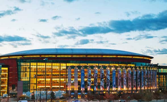 Ball Arena, formerly known as PepsiCo Arena.