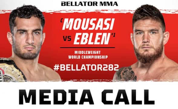 Bellator 282 main ticket fight.