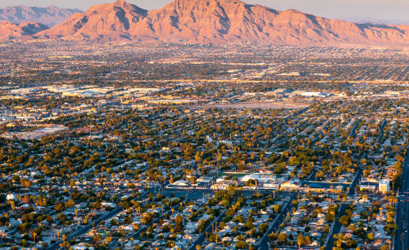 Residential areas in Clark County, Nevada.