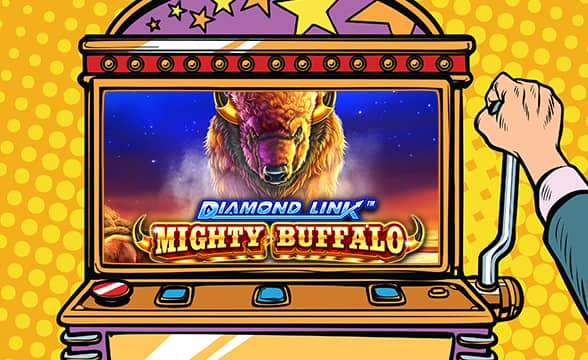 Diamond Link Mighty Buffalo slots game