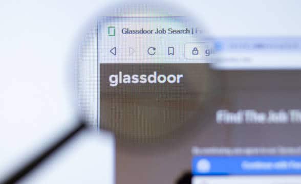 Glassdoor's website in a browser.