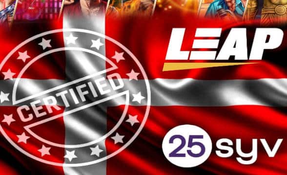 LEAP Gaming's Danish iGaming certification.