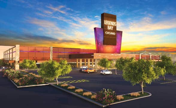 Legends Bay Casino project rendering.