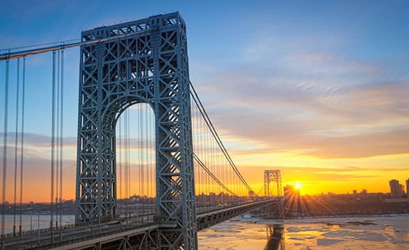 George Washington bridge, New Jersey