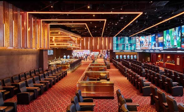 The interior of Parx Casino's sportsbook.