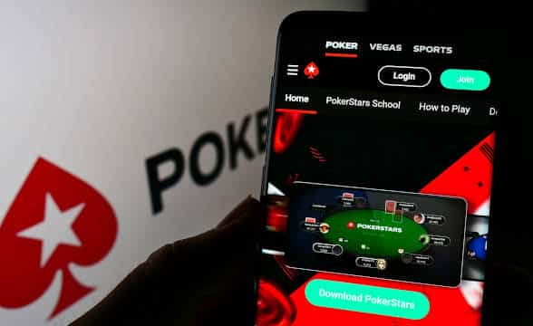 PokerStars's website and poker platform.