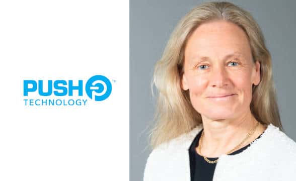 Push Technology CEO Grethe Brown.